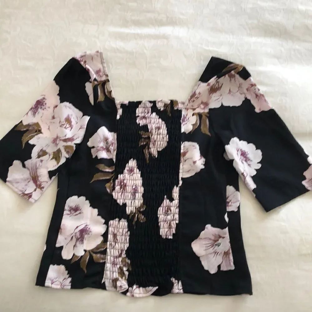 Free Press Square Neck Top. Size M NWOT - Picture 2 of 4